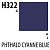 Краска акриловая Mr_Hobby Phthalo Cyanin Blue _фталоцианиновый синий__ глянцевая_ 10 мл _H322_