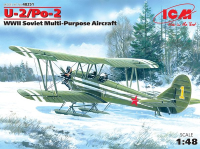 1/48 Советский многоцелевой самолет По-2 _ICM_ 48251_