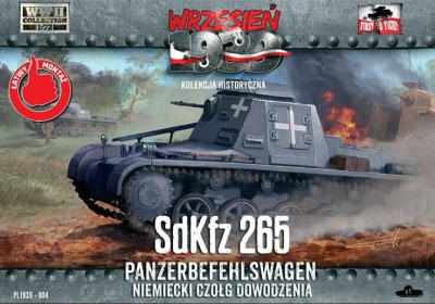 1/72 Нем_ танк Sd_Kfz 265 Panzerbefehlswagen + журнал _язык польский_ _FirstToFight_ 004_