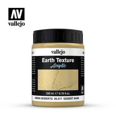 Текстурная паста Vallejo Desert Sand _пустыннй песок__ акрил_ 200мл _26217_