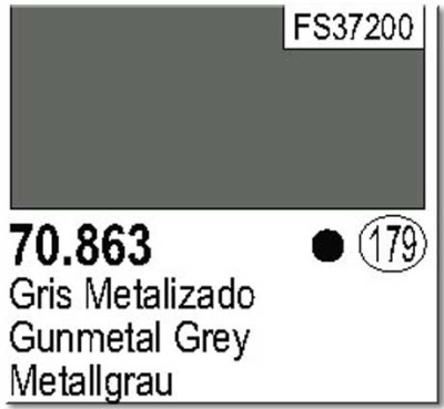 Краска Model Color_ Gunmetal grey_ 17 мл _70863_