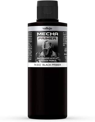 Грунтовка Vallejo Mecha Primer_ черная_ акрил_ 200 мл_ _74642_