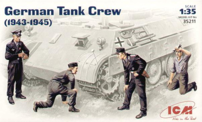 1/35 Фигуры_ Немецкий танковый экипаж 1943-1945 _35211_