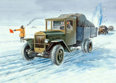 1/35 Армейский грузовик ЗиС-5В _35151_