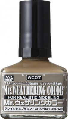 Смывка Mr_ Weathering Color_ серо-коричневая_ 40 мл _wco7_