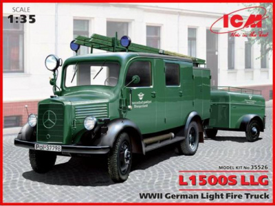 1/35 Нем. пожарный автомобиль L1500S LLG (ICM, 35526)