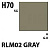 Краска акриловая Mr_Hobby RLM02 Gray _серый__ полуглянцевая_ 10 мл _H70_