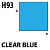 Краска акриловая Mr_Hobby Clear Blue _прозрачный синий__ глянцевая_ 10 мл _H93_