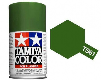 TS-61 NATO  Green, краска-спрей, 100мл. (Tamiya, 85061)