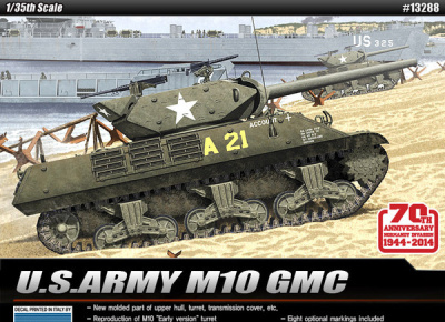 1/35 САУ  US ARMY M10 GMC _Anniv_70 Normandy Invasion 1944_ _Academy_ 13288_
