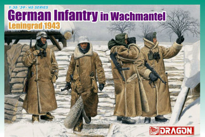 1/35 Фигуры German Infantry in Wachtmantel Leningrad 1943 _Dragon_ 6518_
