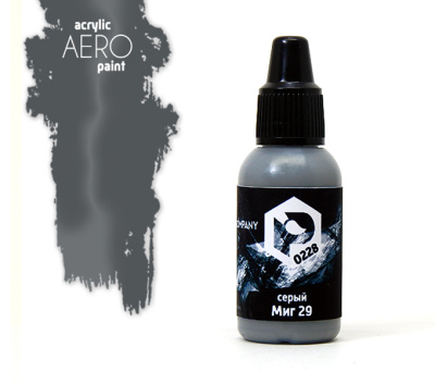 Краска Pacific88 Aero_ Серый МиГ 29_ 18мл _0228_