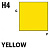 Краска акриловая Mr_Hobby Yellow _желтый__ глянцевая_ 10 мл _H4_