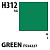 Краска акриловая Mr_Hobby Green FS34227 _зеленый__ полуглянцевая_ 10 мл _H312_