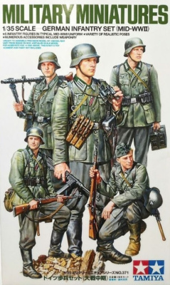 1/35 Нем_ пехотинцы 1941-42г__ 5 фигур _Tamiya_ 35371_