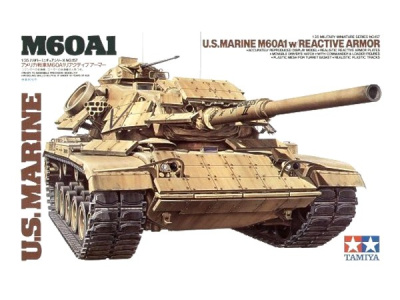 1/35 Амер_танк М60А1 w/REACTIVE ARMOR и 2 фиг_ _Tamiya_ 35157_