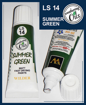 Масляная краска Wilder (матовая), Summer Green, 20 мл (LS14)