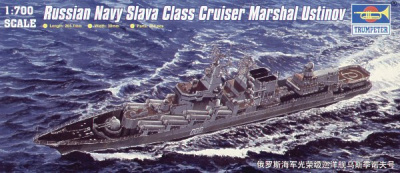 1/700 Ракетный крейсер _Маршал Устинов_ _Trumpeter_ 05722_