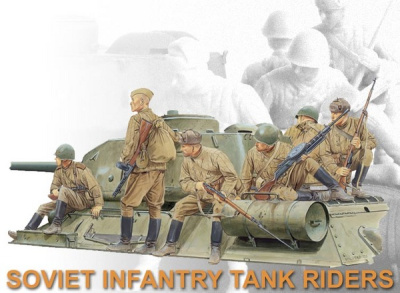1/35 Солдаты Soviet Infantry Tank Riders _Dragon_ 6197_
