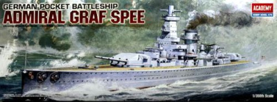 1/350 Немецкий линкор  _Адмирал граф Шпее_ _Academy_ 14103_