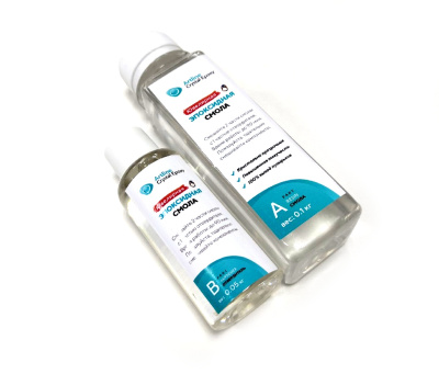 Эпоксидная смола Artline Crystal Epoxy_ прозрачная_ 2х компонентная_ 150гр _ARC150_