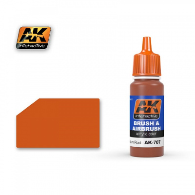 Краска Medium Rust_ 17 мл _AK-707_