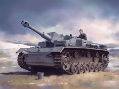 1/72 Нем_ САУ 10_5cm StuH_42 Ausf_ E/F _Dragon_ 7561_