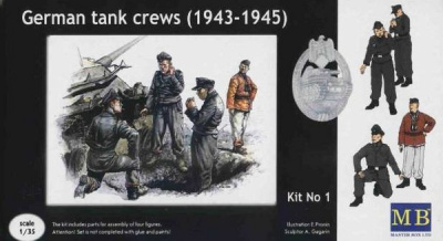 1/35 Немецкая танковая команда _1943-1945_ набор No 1 _MB_ 3507_