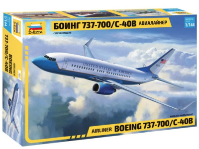 1/144 Авиалайнер Боинг 737-700/C-40B _Звезда_ 7027_