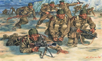 1/72 Фигуры British Commandos _WW2_ _Italeri_ 6064_