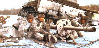 1/35 Противотанковый гранатомет с расчетом _Dragon_ 6097_