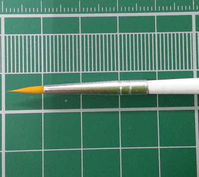 Кисть из синтетического волоса_ круглая _ 1 _3606_