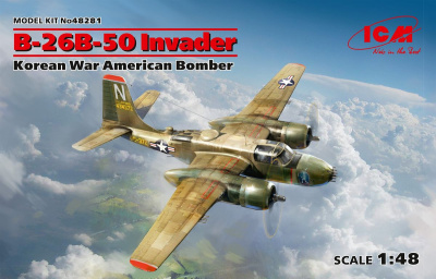 1/48 B-26B-50 _Инвейдер__ Американский бомбардировщик _ICM_ 48281_