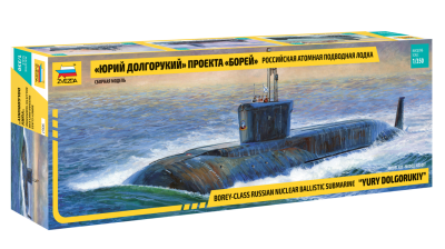 1/350 Российская атомная подводная лодка _Юрий Долгорукий_ проекта _Борей_ _Звезда_ 9061_