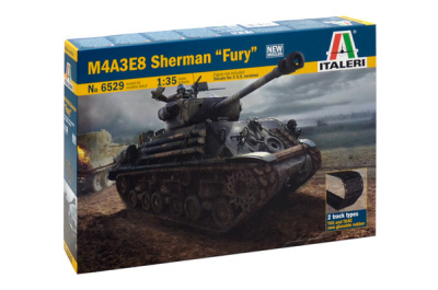 1/35 Танк M4A3E8 Sherman _FURY_ _Italeri_ 6529_