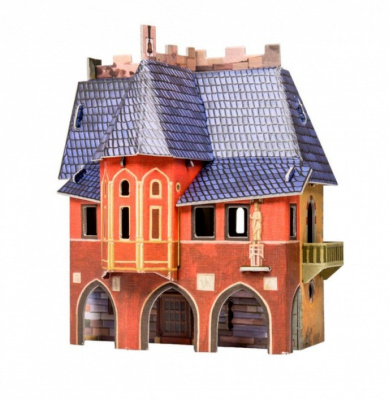 _Ратуша__ сборная модель из картона _УБ_ 216_