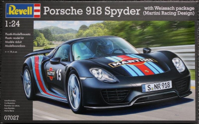 1/24 Автомобиль Porsche 918 Spyder _Weissach Sport Version_ _Revell_ 07027_