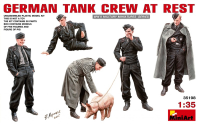 1/35 Немецкий танковый экипаж на отдыхе _MiniArt_ 35198_