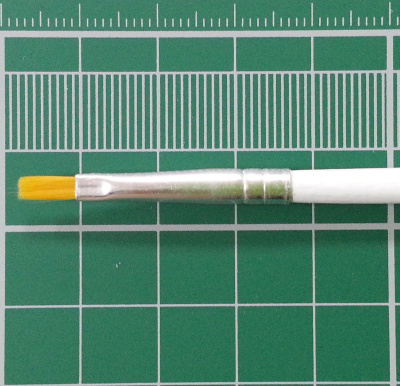 Кисть из синтетического волоса_ плоская _ 2 _3622_