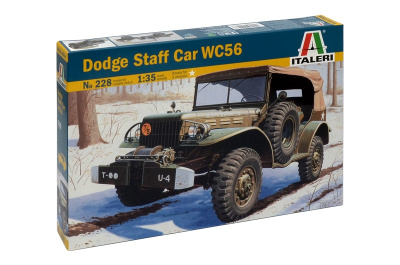 1/35 Автомобиль DODGE STAFF CAR WC 56 _Italeri_ 0228_