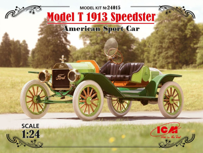 1/24 Model T 1913 _Спидстер__ Американский спортивный автомобиль _ICM_ 24015_
