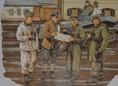 1/35 Фигуры Commanders Conference _Kharkov 1943_ _Dragon_ 6144_