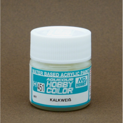Краска акриловая Mr_Hobby CHALKY WHITE _меловой белый__ 10 мл _H451_