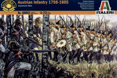1/72 Austrian Infantry 1798-1805 Napoleonic Wars _Italeri_ 6093_