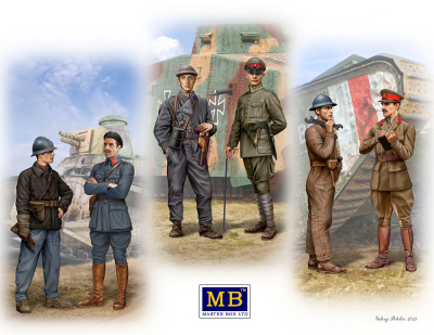1/35 Танкисты Первой мировой войны _MB_ 35134_