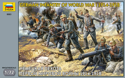 1/72 Немецкая пехота Первой мировой войны 1914-18гг _8083_