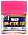 Краска акриловая Mr.Hobby Fluorescent Pink (флуоресцентный розовый), полуглянцевая, 10 мл (C174)