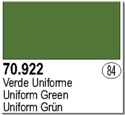 Краска Model Color_ Uniform Green_ 17 мл _Vallejo_ 70922_