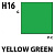 Краска акриловая Mr_Hobby Yellow-green _желто-зеленая__ глянцевая_ 10 мл _H16_