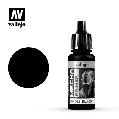 Грунтовка Vallejo Mecha Primer_ черная_ сверхстойкая_ акрил_ 17мл _70642_